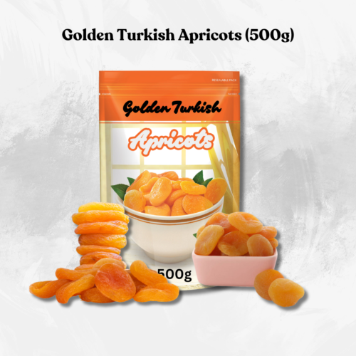 Golden Turkish Apricots (500g) - Image 4