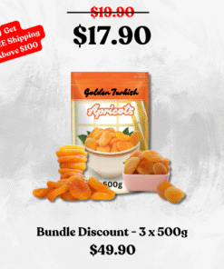Golden Turkish Apricots (500g)