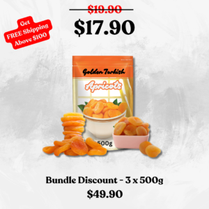 Golden Turkish Apricots (500g)