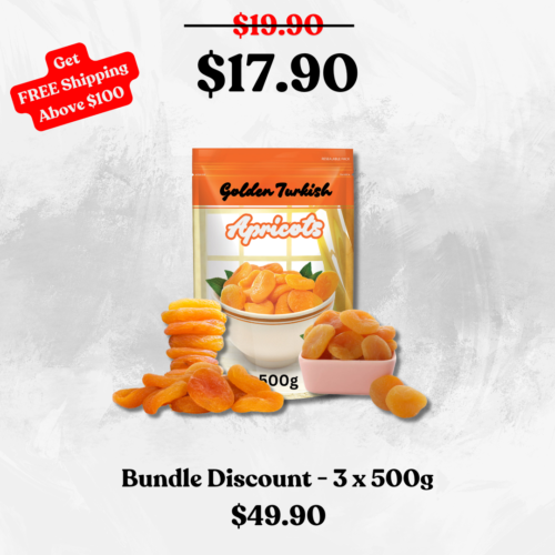 Golden Turkish Apricots (500g)