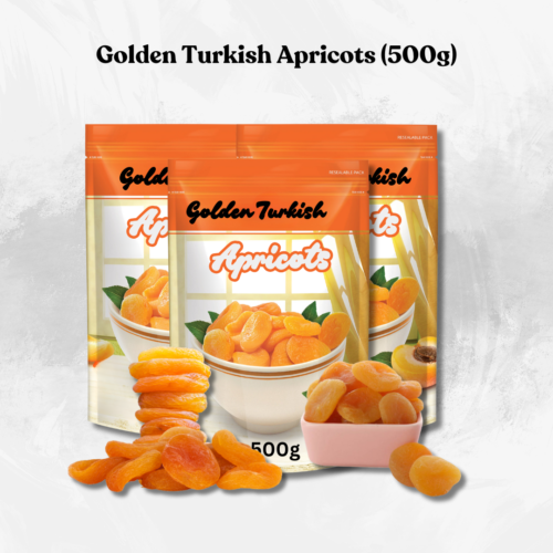 Golden Turkish Apricots (500g) - Image 5