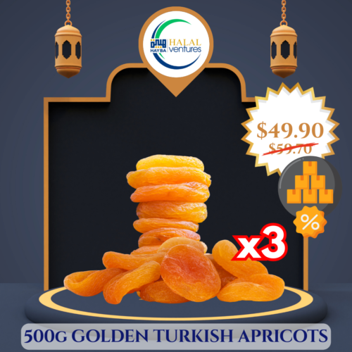 Golden Turkish Apricots (500g) - Image 7