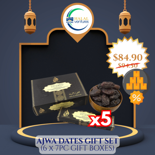 Ajwa Dates Gift Set (6 x 7pc boxes) - Image 5